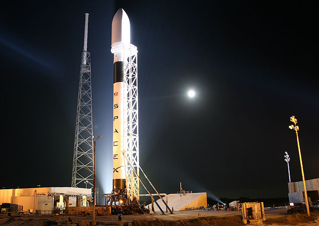 Falcon 9 rocket.