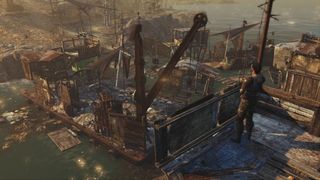 An official screenshot of the Fallout 4 mod Misery Island taken by its developers.