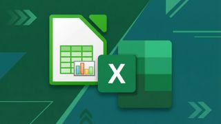 LibreOffice Calc and Microsoft Excel logos
