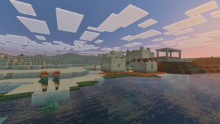 Official screenshot of Minecraft.
