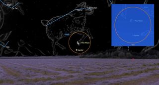 night sky august 2023