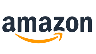 Amazons logotyp mot en vit bakgrund.