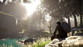 An official screenshot of Crimson Desert.