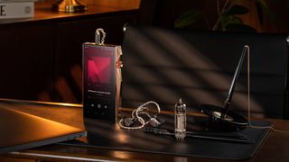 The Astell & Kern SP4000T on a desk.