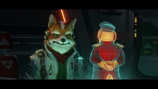 A screenshot of the upcoming Nintendo Switch 2 Star Fox game.