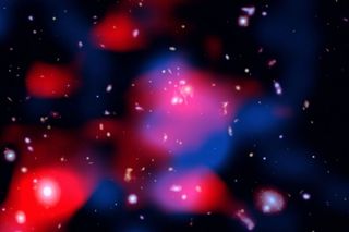 A stunning image of a recently discovered massive cloud of energetic particles