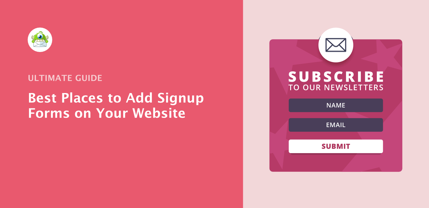 12 Best Places to Add Signup Forms on Your Website (Backed by Data)