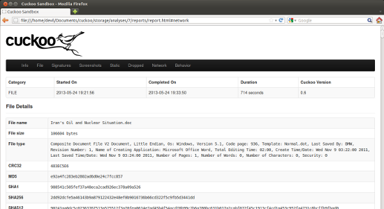 Cuckoo Malware Analysis submitting-malware-word-document-img-3