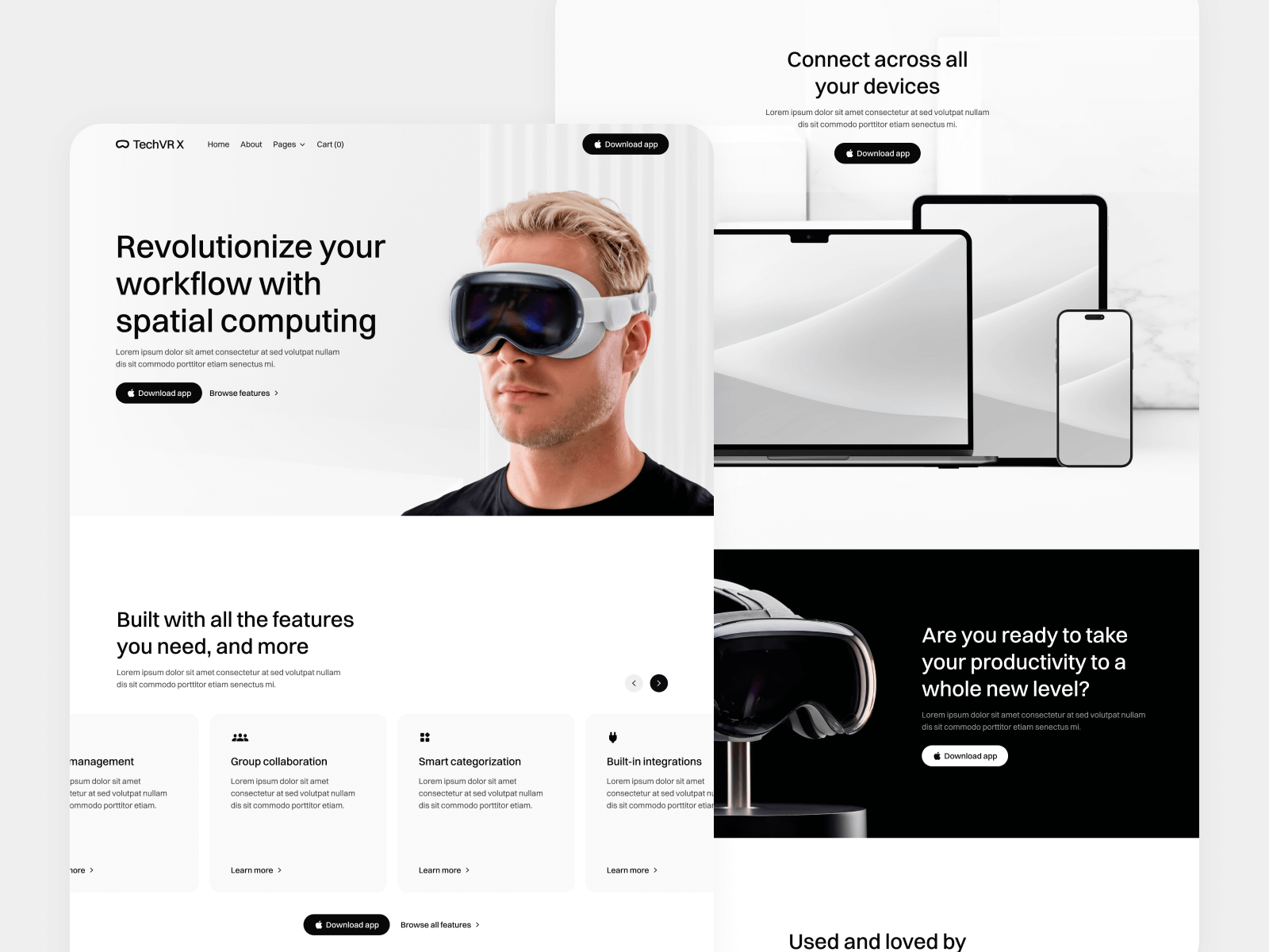 VR & AR Webflow Template