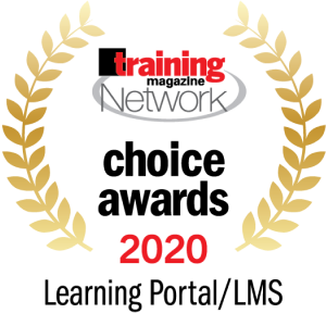 Training Magazine Network Choice Awards 2020 for Learning Portal/LMS