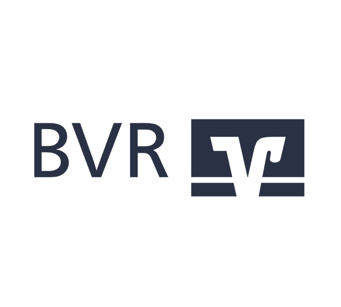 Logo of the Bundesverband der Deutschen Volksbanken und Raiffeisenbanken (BVR), a client of Spielfeld Digital Hub