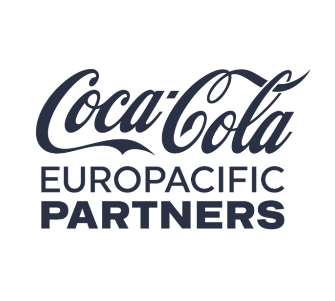 Logo of Coca-Cola European Partners, a client of Spielfeld Digital Hub