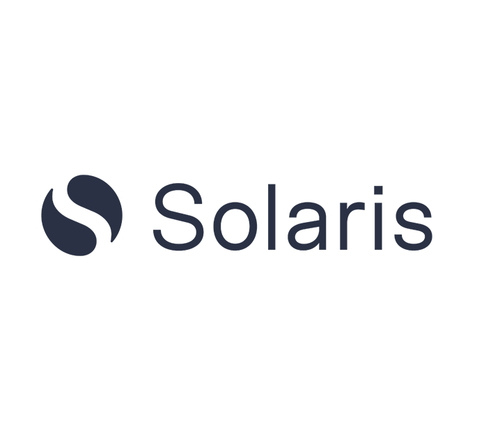 Logo of the Solaris Bank, a client of Spielfeld Digital Hub