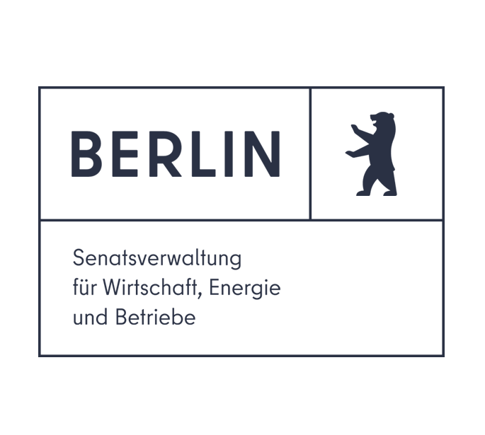 Logo of the City of Berlin, a client of Spielfeld Digital Hub