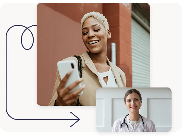 One-time virtual visit with a menopause provider