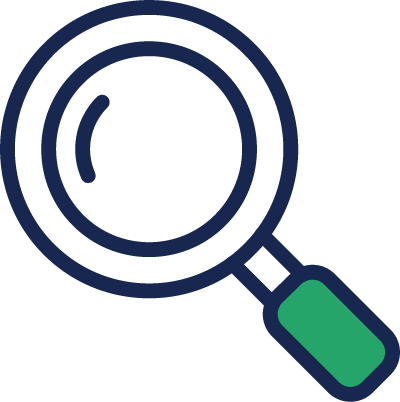 Magnifying glass icon