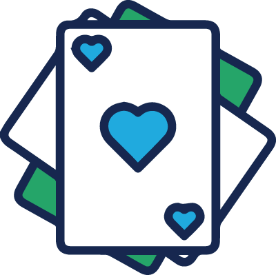 Playing cards icon
