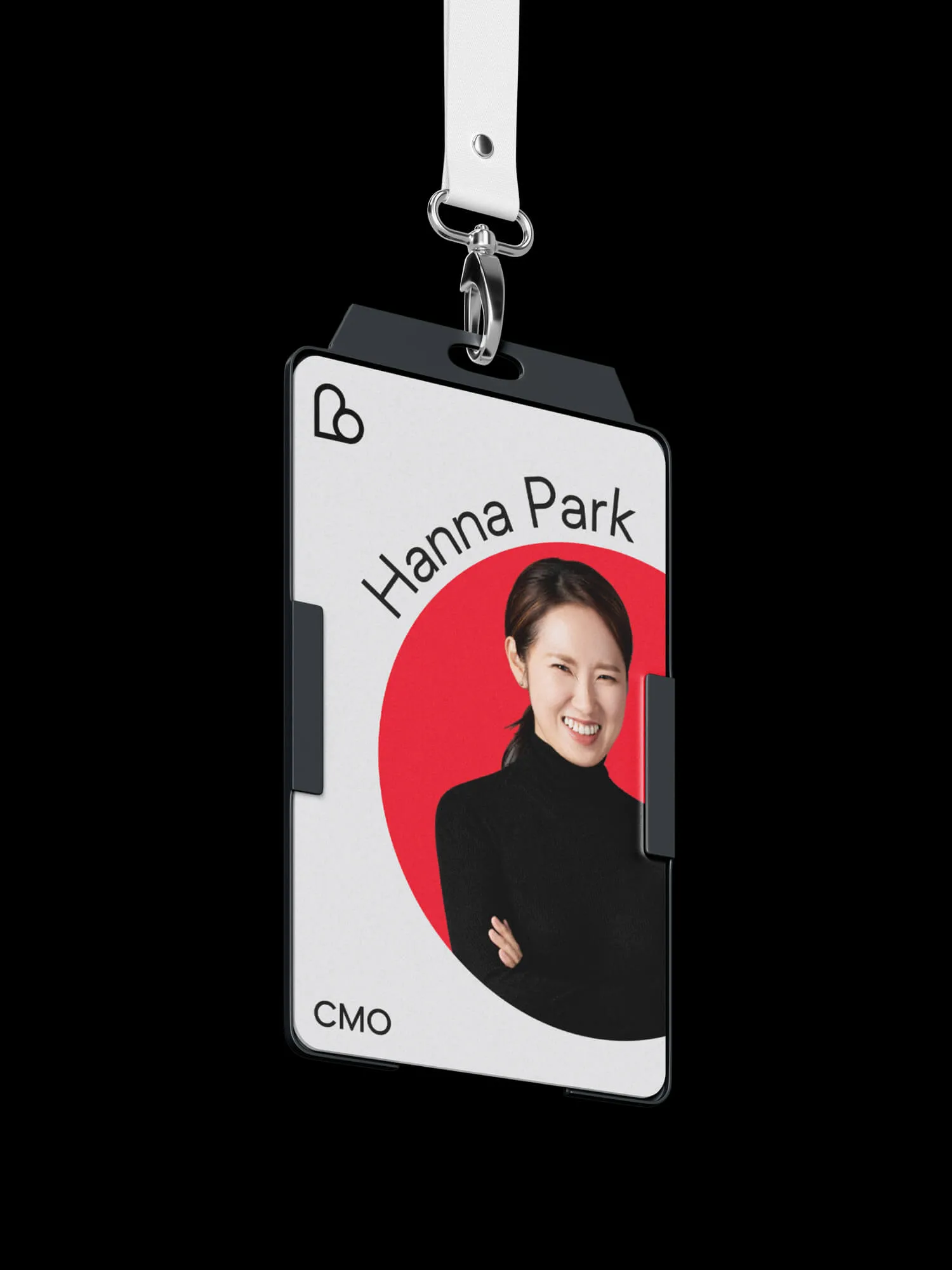 Lanyard design, featuring brand imagery, typography and logo
