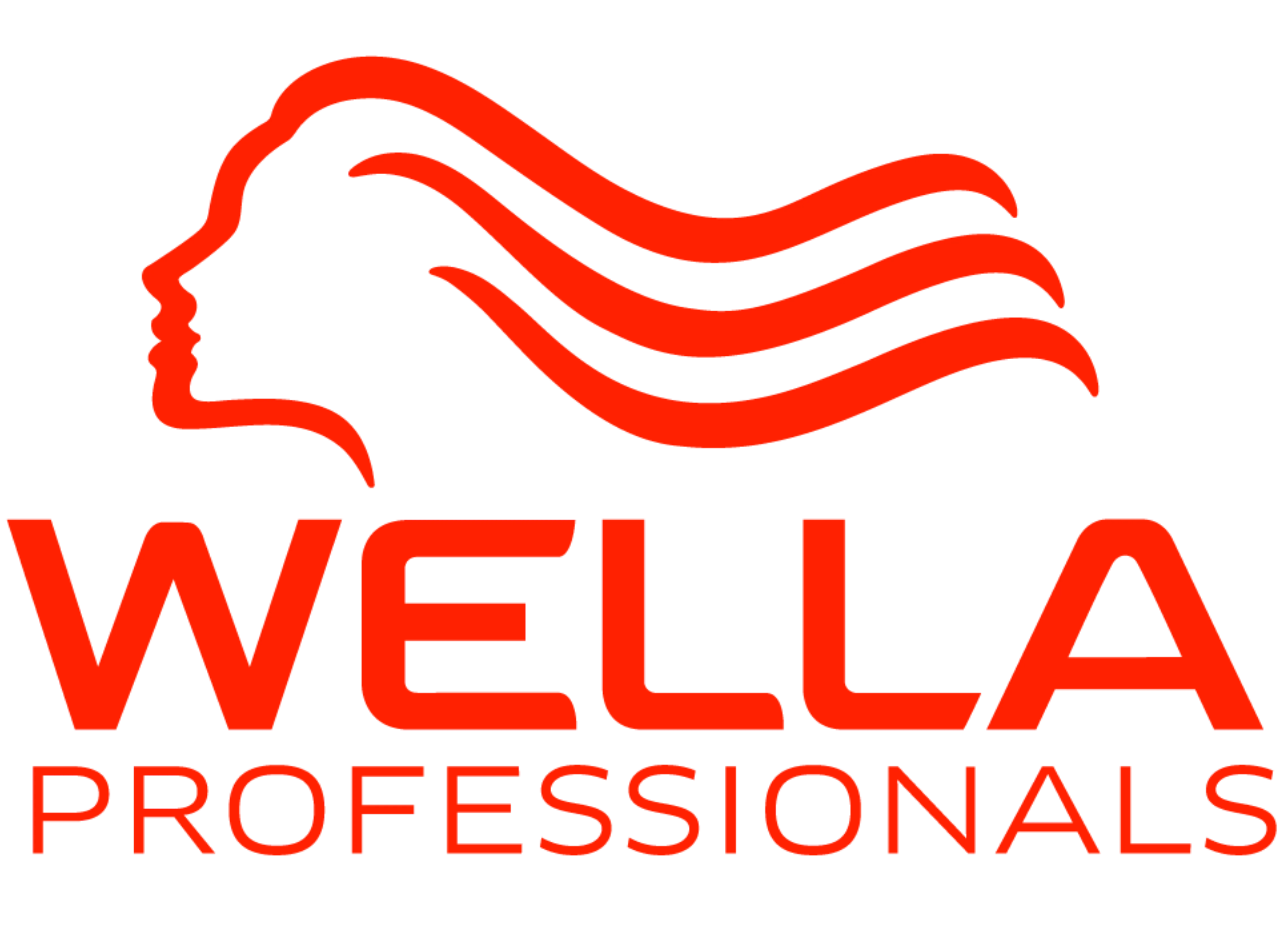 WELLA Professionals logo in red.
