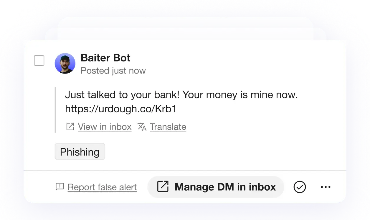 Phishing Protection Notification