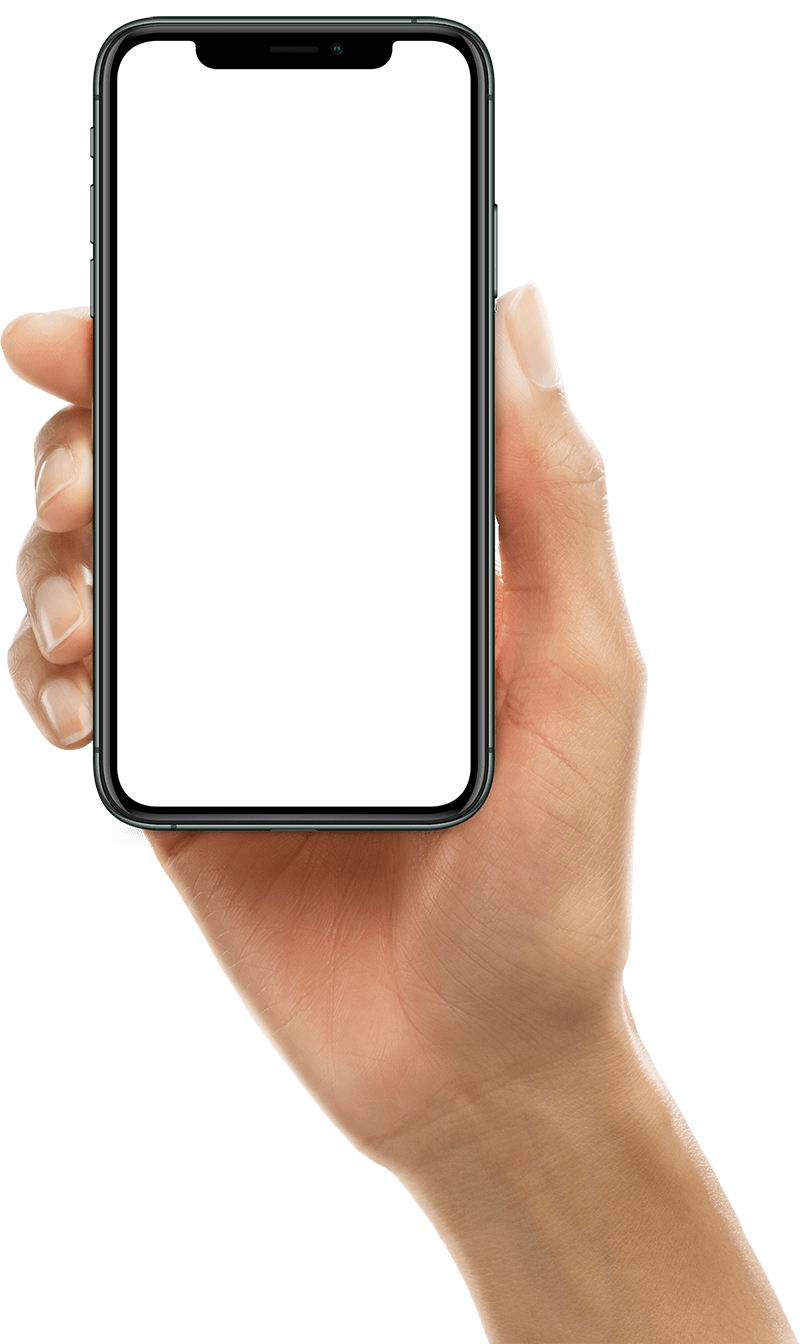 iphone hand holding frame