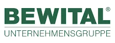 Logo der Bewital Unternehmensgruppe in grüner Schrift.