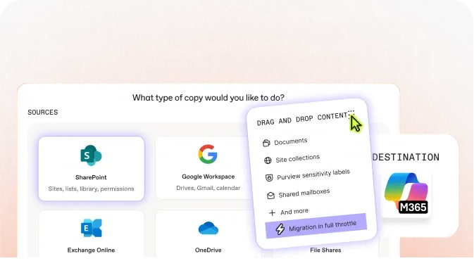Simplify Microsoft 365 migration & governance