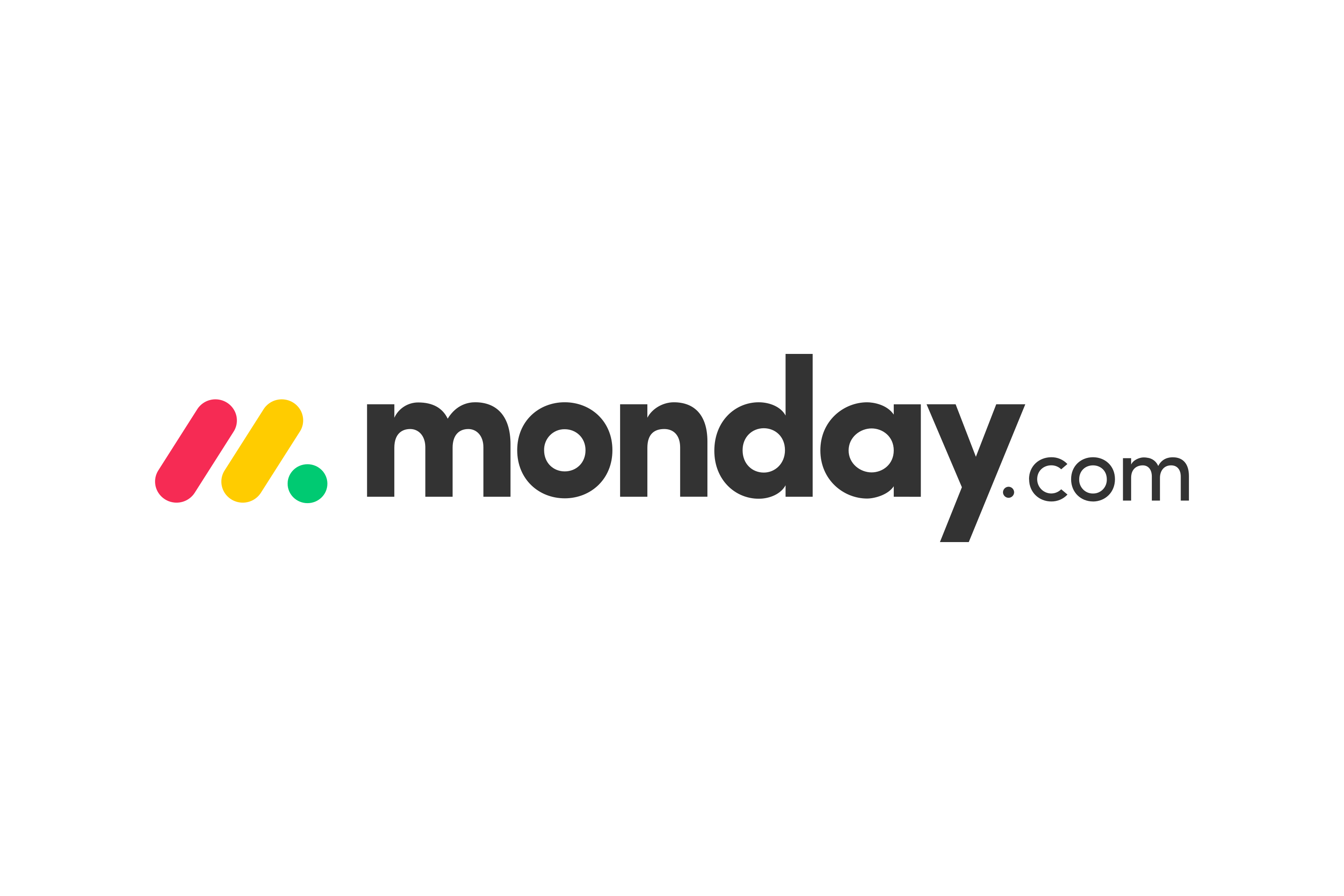 Monday.com logo with colorful abstract icon and company name