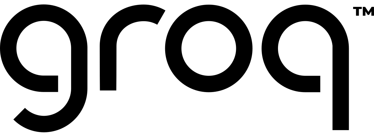 Diagram illustrating Groq architecture with inputs feeding into Tensor Streaming Processor, hardware matrix multiply unit, and Outputs block, connected in a flow.