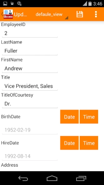 ACCDB MDB Database Manager - V 3.0.5 Screenshot