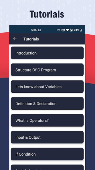 C Language: Programming App 2.1.7 Screenshot