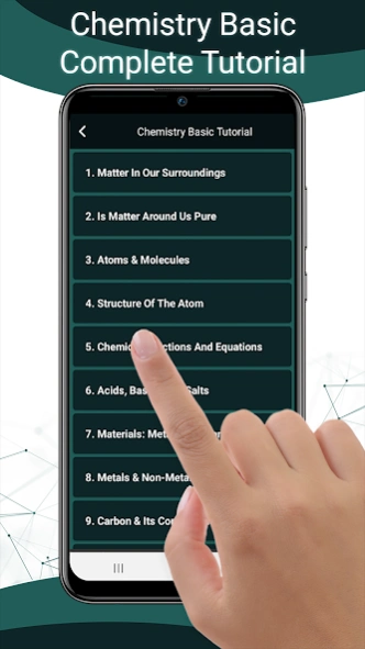 Chemistry Basics Tutorial Screenshot