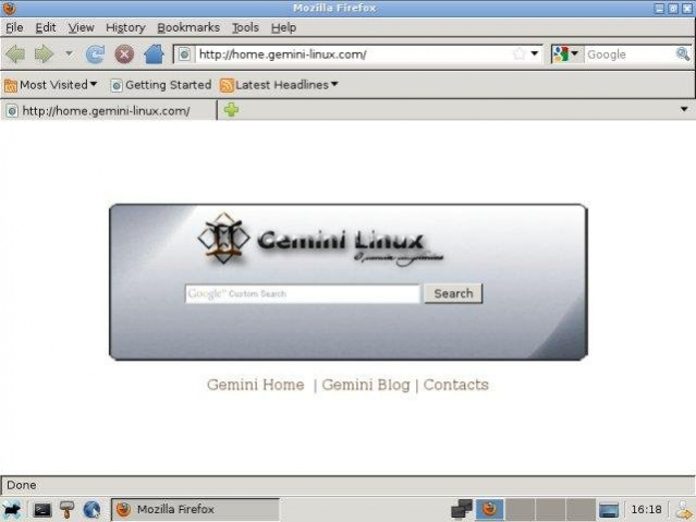 Gemini Linux 0.4.1 Screenshot