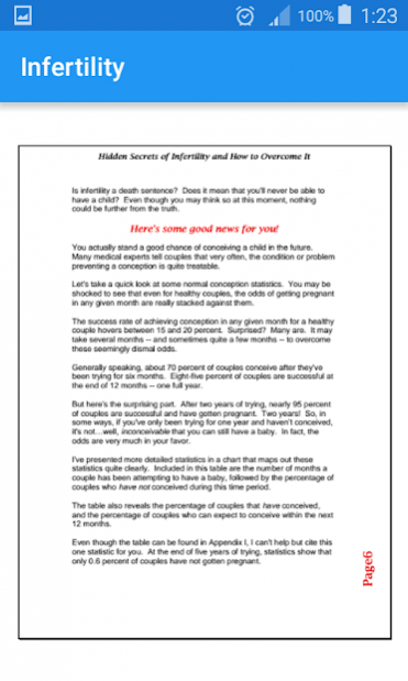 Hidden Secrets of Infertility 3.0 Screenshot