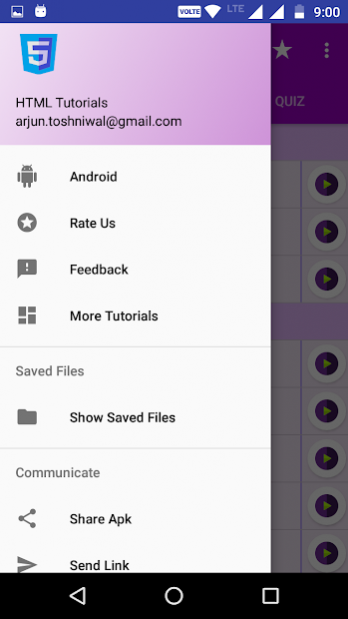 HTML TUTORIAL : GUIDE FOR LEARNING HTML Screenshot