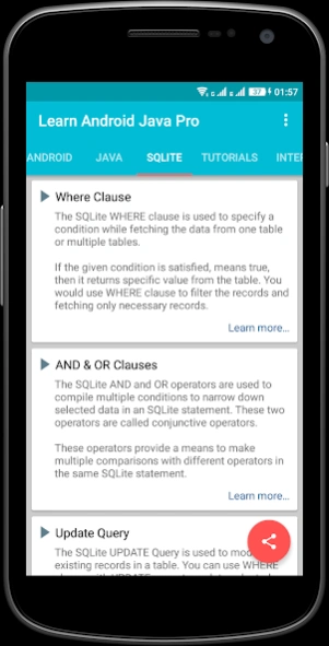 Learn Android Development Pro Screenshot