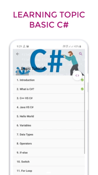 Learn C# Programming 1.9 Screenshot