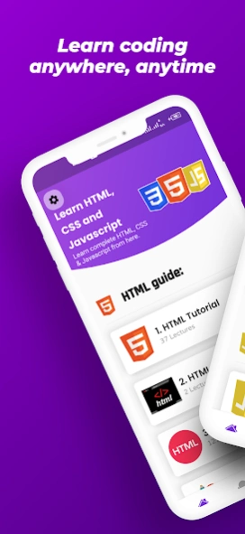 Learn HTML, CSS and Javascript Screenshot