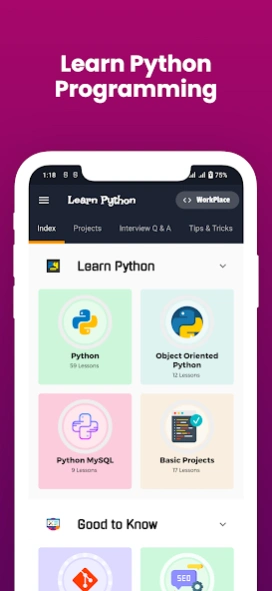 Learn Python Offline :PyBook 1.7.1 Screenshot