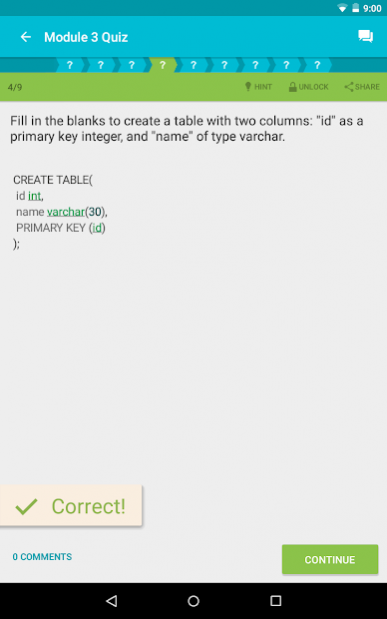 Learn SQL 3.7.2 Screenshot