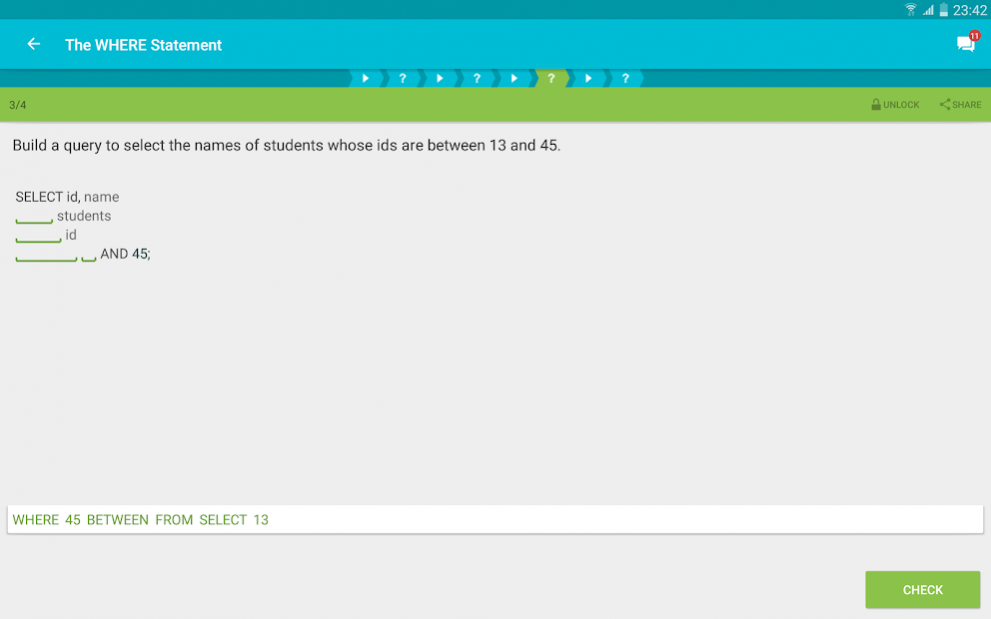 Learn SQL 3.7.2 Screenshot