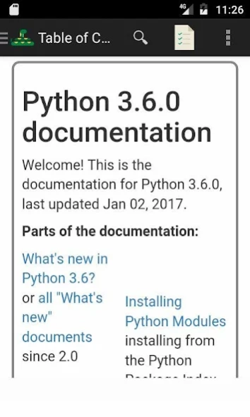 Python Reference Guide (3.6) 1.23 Screenshot