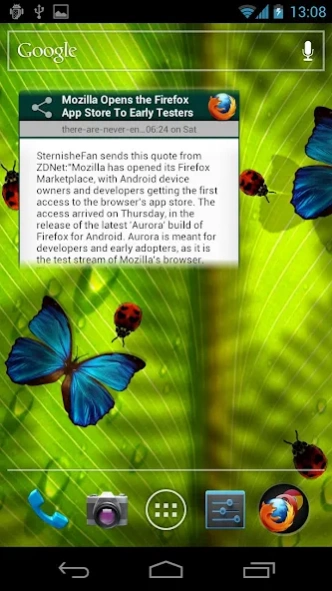 Slashdot Reader Widget 2.0.4 Screenshot
