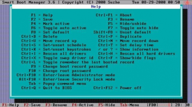 Smart BootManager 3.7 Screenshot