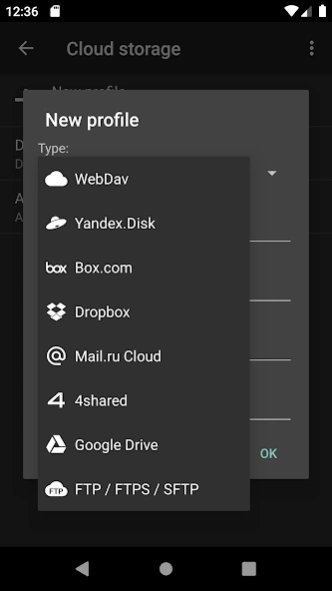 ZArchiver Cloud Plugin 0.6 Screenshot