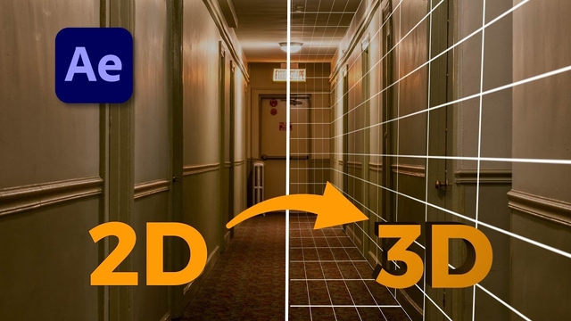 3D Scene from 2D Image After Effects Tutorial