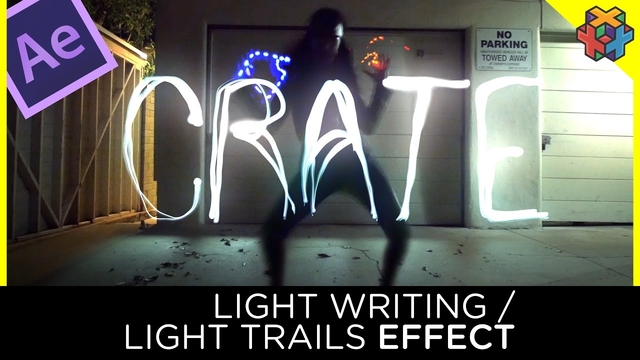 Light Streaks / Light Typography Tutorial - After Effects