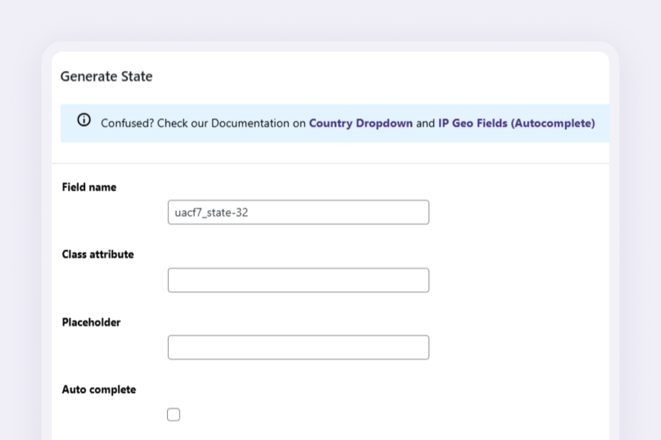 autocomplete states 2 | Ultra Addons for Contact Form 7