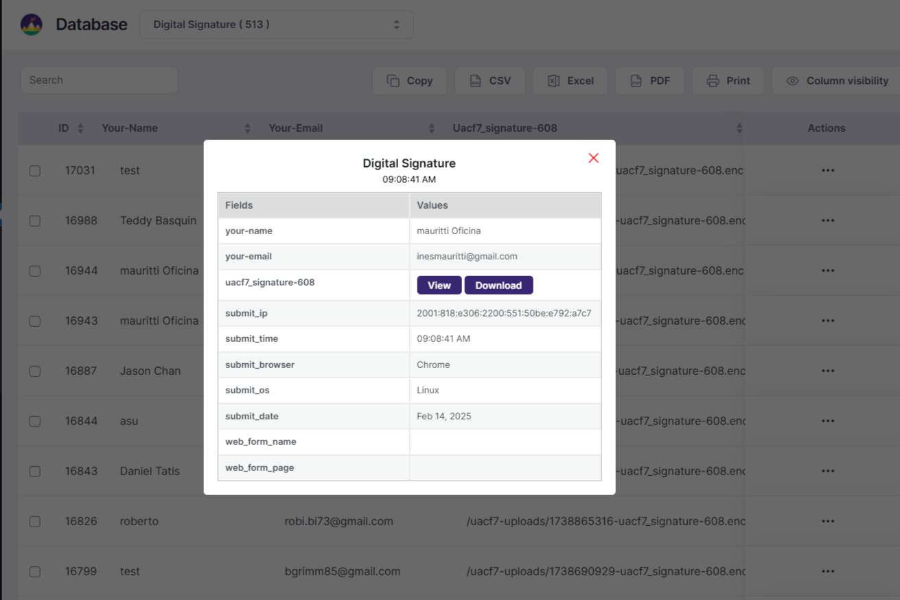 database pro quick view | Ultra Addons for Contact Form 7