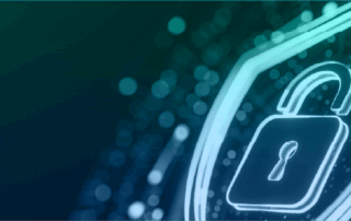 Lock security banner for blog article